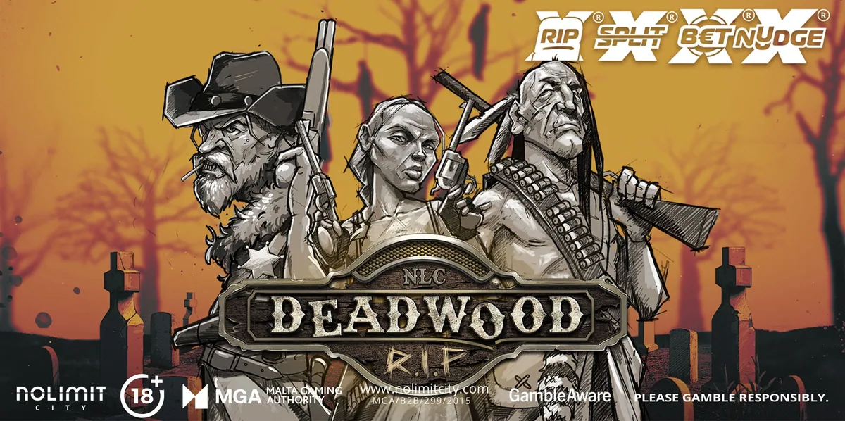 Deadwood R.I.P key art by Nolimit City