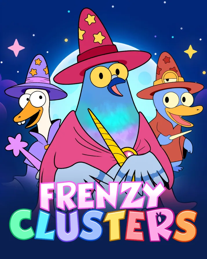 Frenzy Clusters key art by BGaming